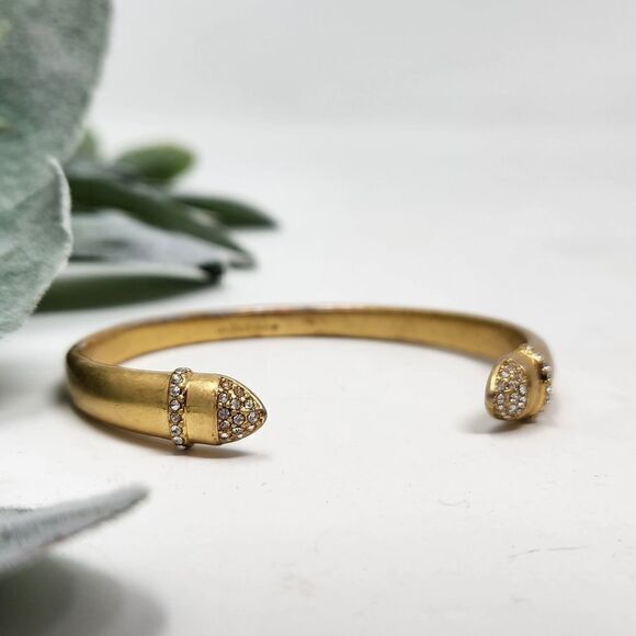 STELLA & DOT Gold Tone Cuff Bracelet - Picture 3 of 9